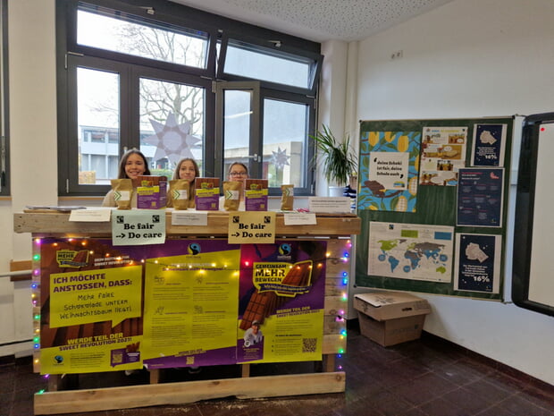 Verkaufstresen der Fairtrade AG