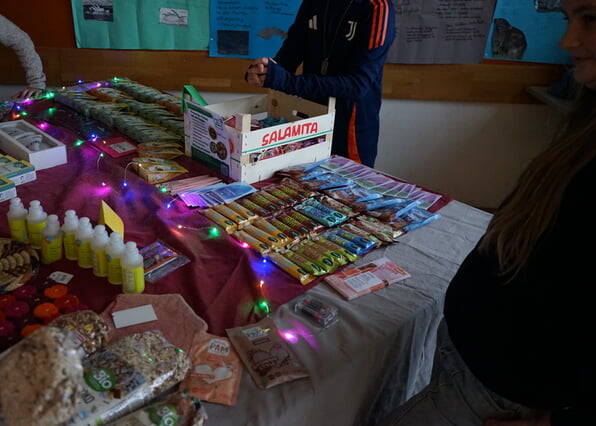 Gesammelte Sachspenden f&uuml;r die Tafel